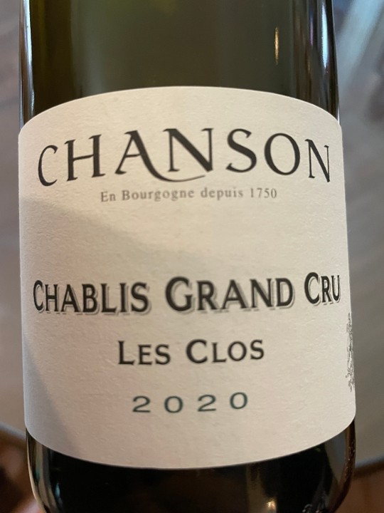Chanson Chablis Les Clos Grand Cru 2020