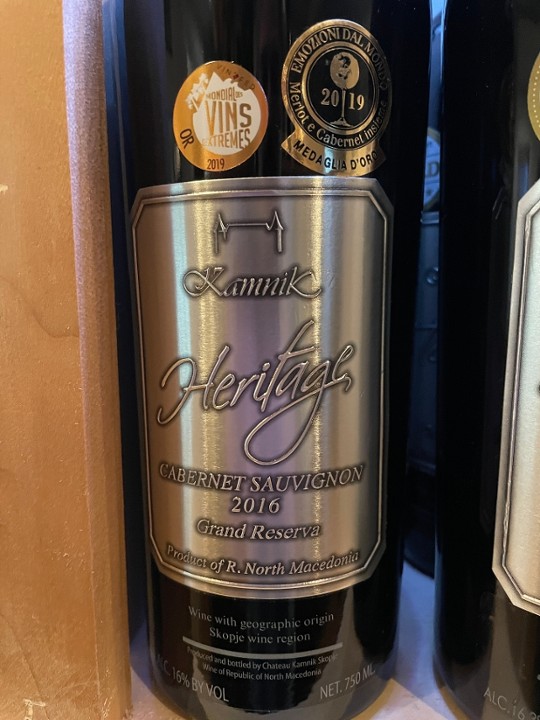 Kamnik "Heritage" Cabernet 2016