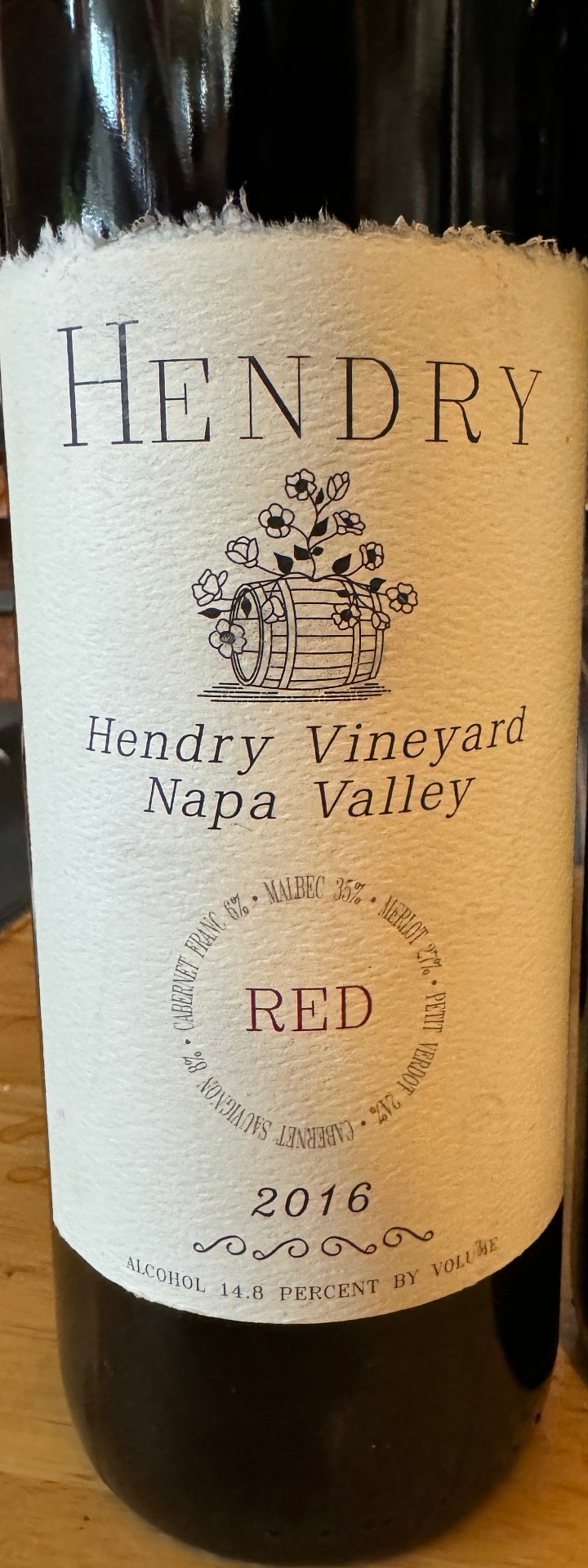 Hendry Napa Red Blend 2016
