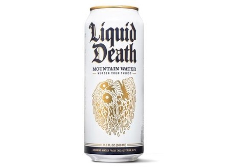 LIQUID DEATH (FLAT WATER) - CAN 16.9oz