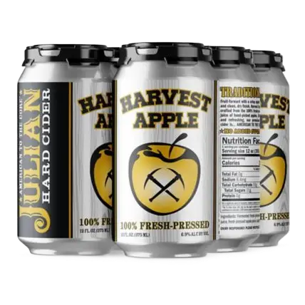 HARVEST APPLE HARD CIDER - 12oz can