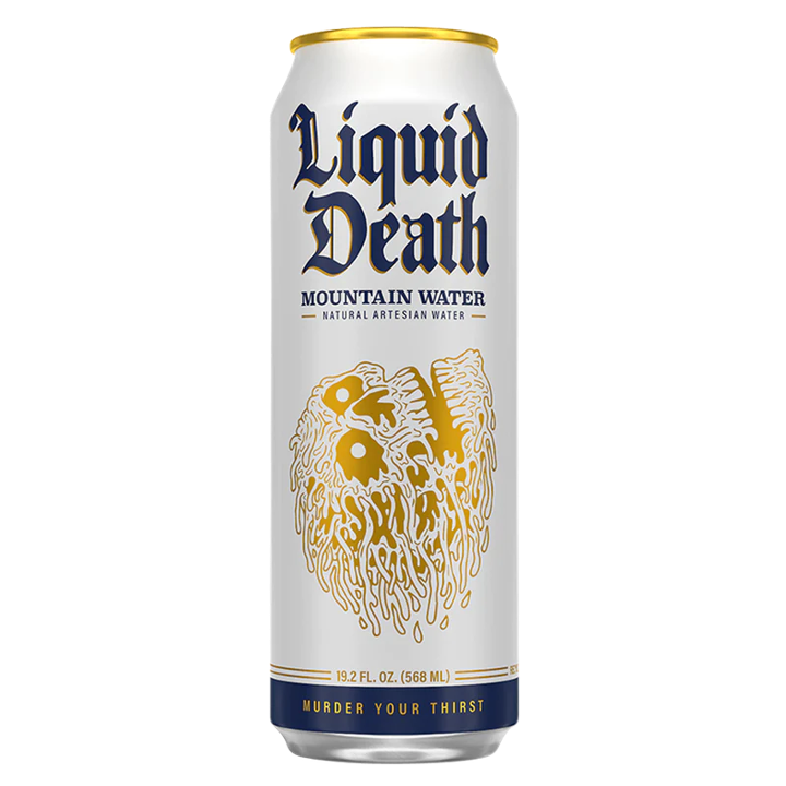 LIQUID DEATH (FLAT WATER) - CAN 16.9oz