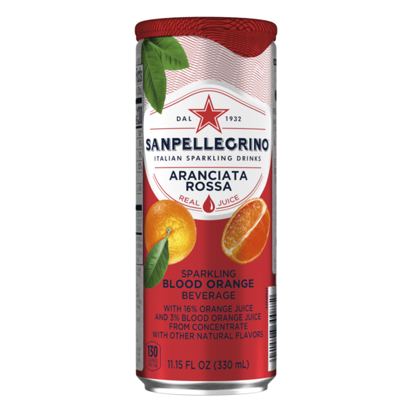 SAN PELLEGRINO ARANCIATA ROSSA - CAN 11.15oz
