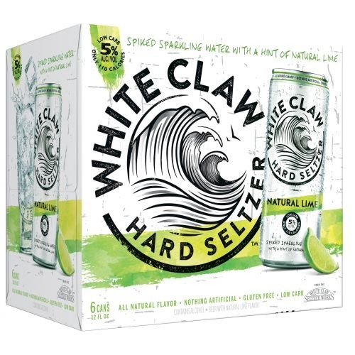RETAIL White Claw LIME Seltzer 6-PACK