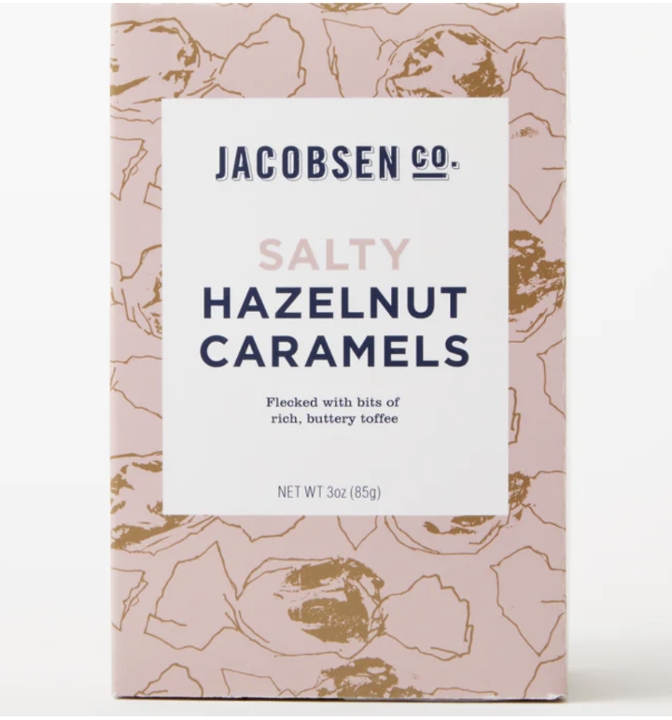 Salty Hazelnut Caramels