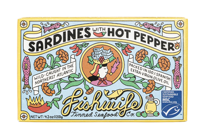 FW Sardines W Hot Peppers