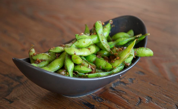 Garlic Edamame