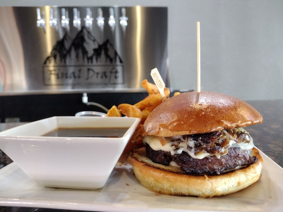 French Onion Burger
