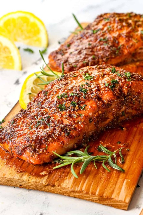 Gluten Free Cedar Plank Salmon