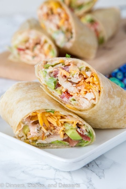 Catering Smoky Chipotle Chicken Wrap