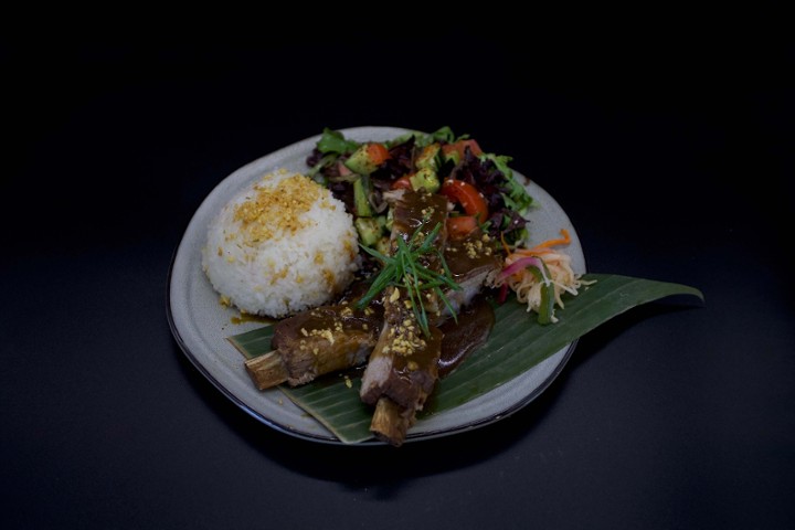 Adobo Ribs Meal