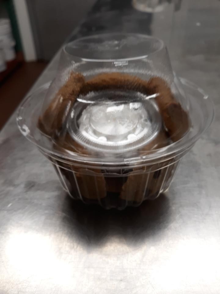 Chocolate chip cookie cup