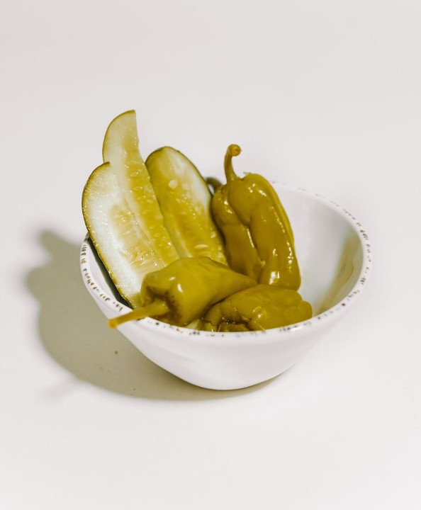 Pickles (3) + Pepperoncini (3)