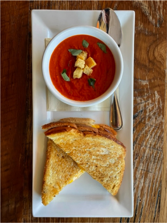 Grilled Cheese + Tom Soup