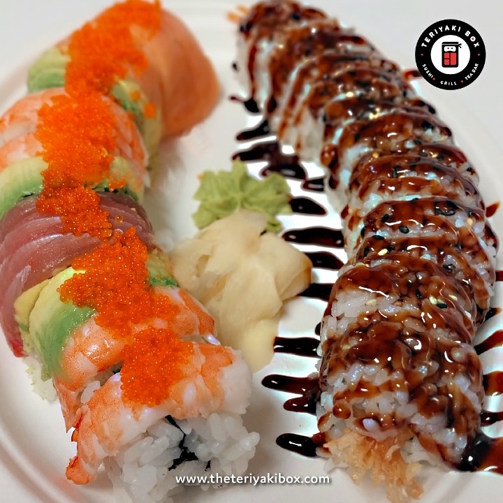 S3 1 Regular Roll & 1 Maki Roll + Soup