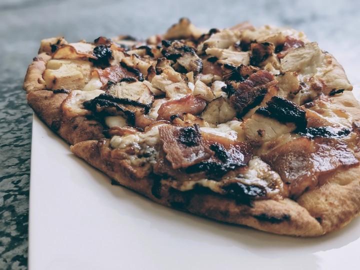 BBQ Chicken Bacon Flatbread