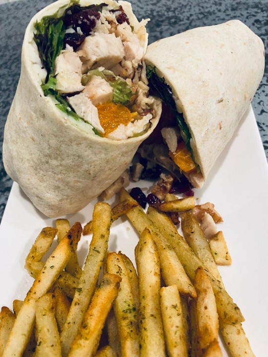 Mandarin Orange Chicken Wrap