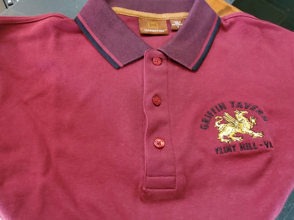 Maroon Griffin Polo
