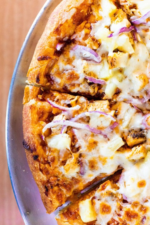 Large Hawaiian BBQ Pizza