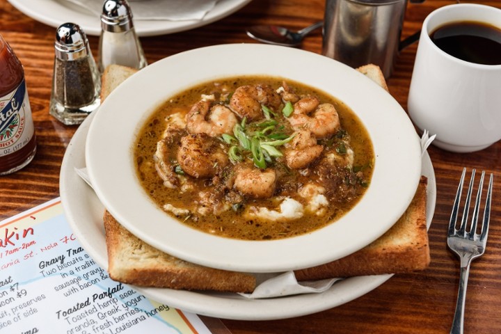 Seafood Etouffee & Grits