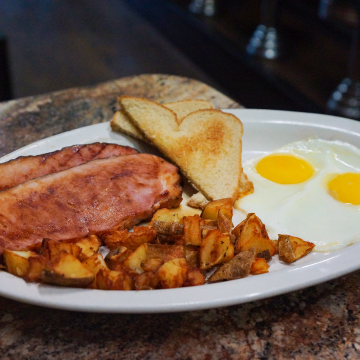 Ham Steak & Eggs