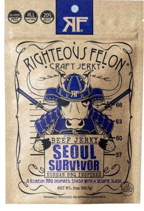 Righteous Felon Beef Jerky: Seoul Surviver