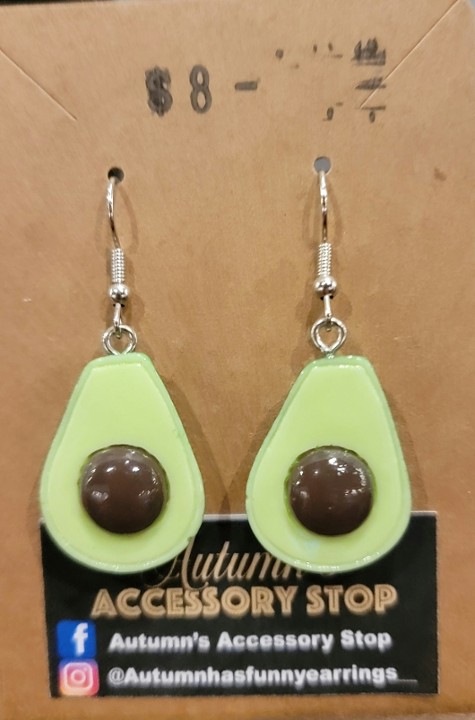 Autumn's Accessory Stop: Avocado Earrings