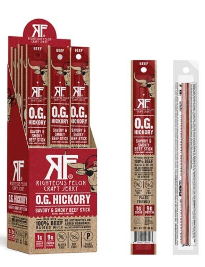Righteous Felon: O.G. Hickory Beef Stick