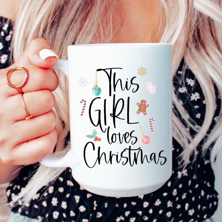 This Girl Loves Christmas Mug