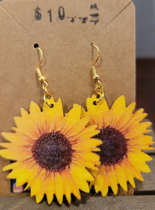 Autumn's Accessory Stop: Sunflower Earrings