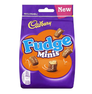 Cadbury Fudge Minis Pouch 120g