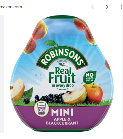 Robinson's Squash'd Apple And Black Currant Drops