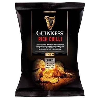 Guinness Crisps Burts Rich Chili 42g
