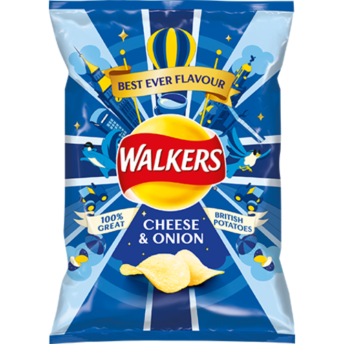 Walkers Crisps - Cheese & Onion 32.5g
