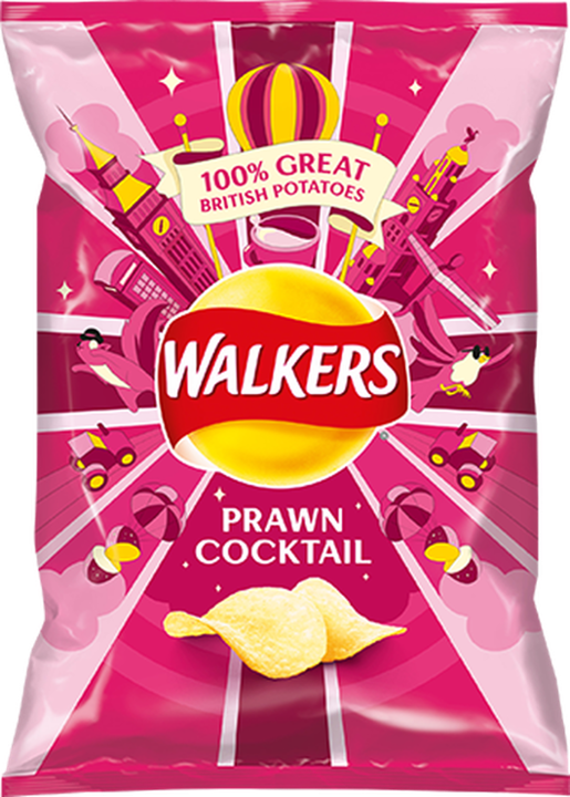Walkers Crisps - Prawn Cocktail 32.5g
