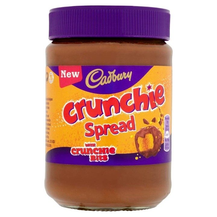 Cadbury Crunchie Chocolate Spread (400g jar)