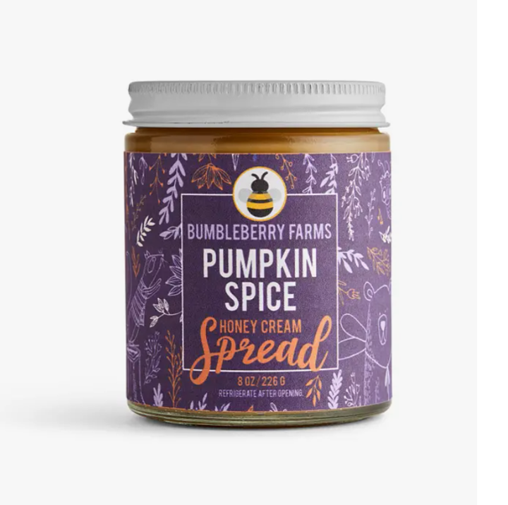 Bumbleberry Farms Honey Cream Spread Pumpkin Spice