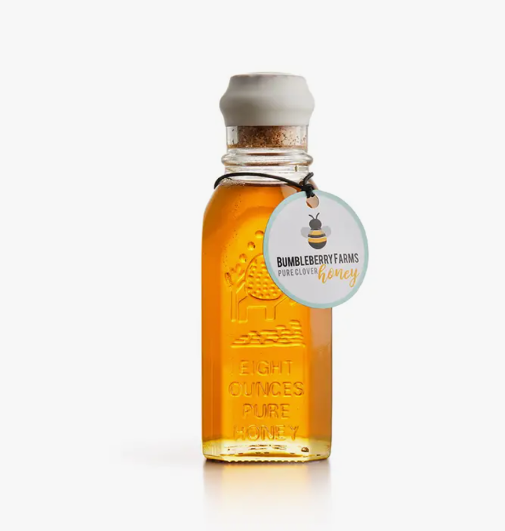 Bumbleberry Farms Honey In Wax Dipped Jar 8 oz