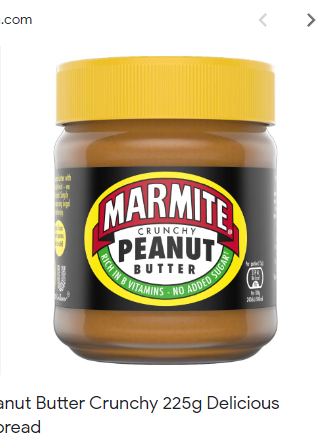 Marmite Crunchy Peanut Butter 225g