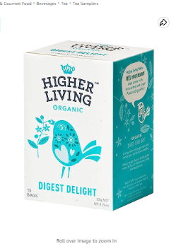 Higher Living Organic Digest Delight 15 Tea Bags 22g