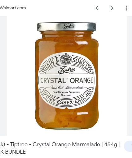 Tiptree Crystal Orange Marmalade 454g