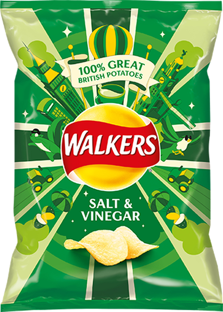 Walkers Crisps - Salt & Vinegar 32.5g