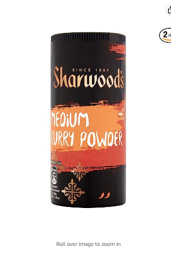 Sharwoods Curry Powder Medium 102g