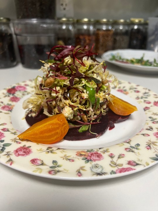 Baby Frisee & Beet Salad