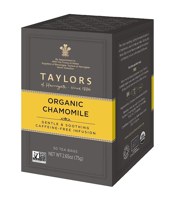 Taylors Organic Chamomile Tea Bags - Box of 20