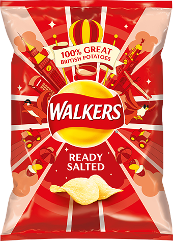Walkers Crisps - Ready Salted 32.5g
