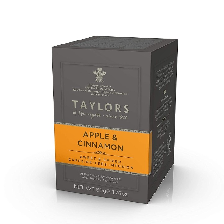 Taylors Apple & Cinnamon Tea Bags - Box of 20