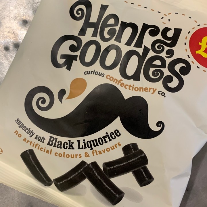 Henry Goode's Soft Black Liquorice 200g