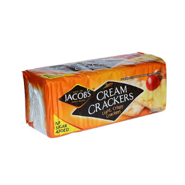 Jacob's Cream Crackers (No Sugar) 200g