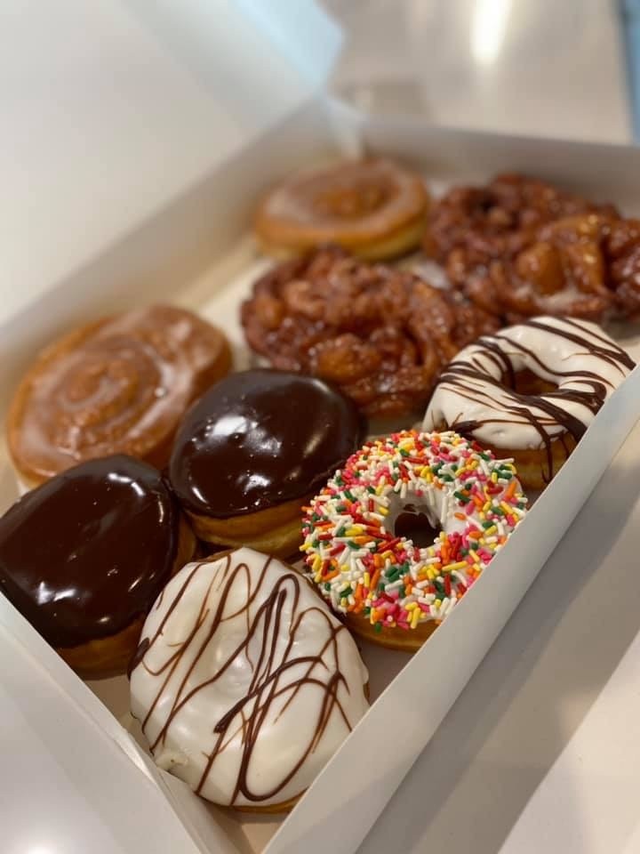 Assorted dozen donuts from Spilt Milk